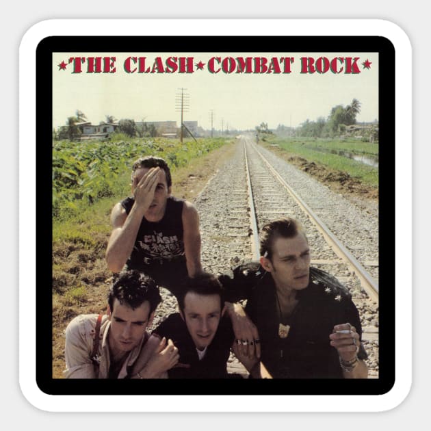 The Clash - COMBAT ROCK Sticker by Onic Esport